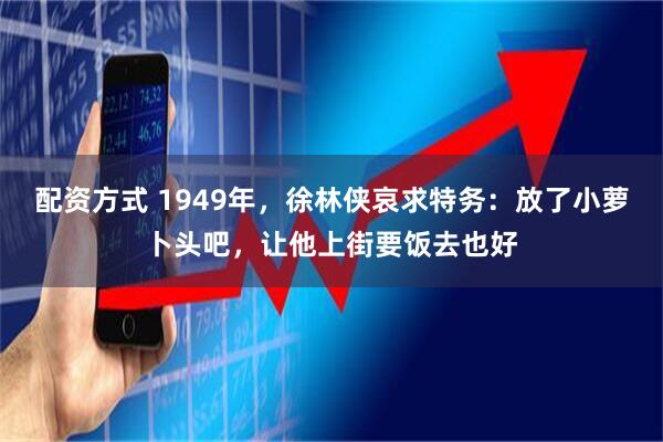 配资方式 1949年，徐林侠哀求特务：放了小萝卜头吧，让他上街要饭去也好